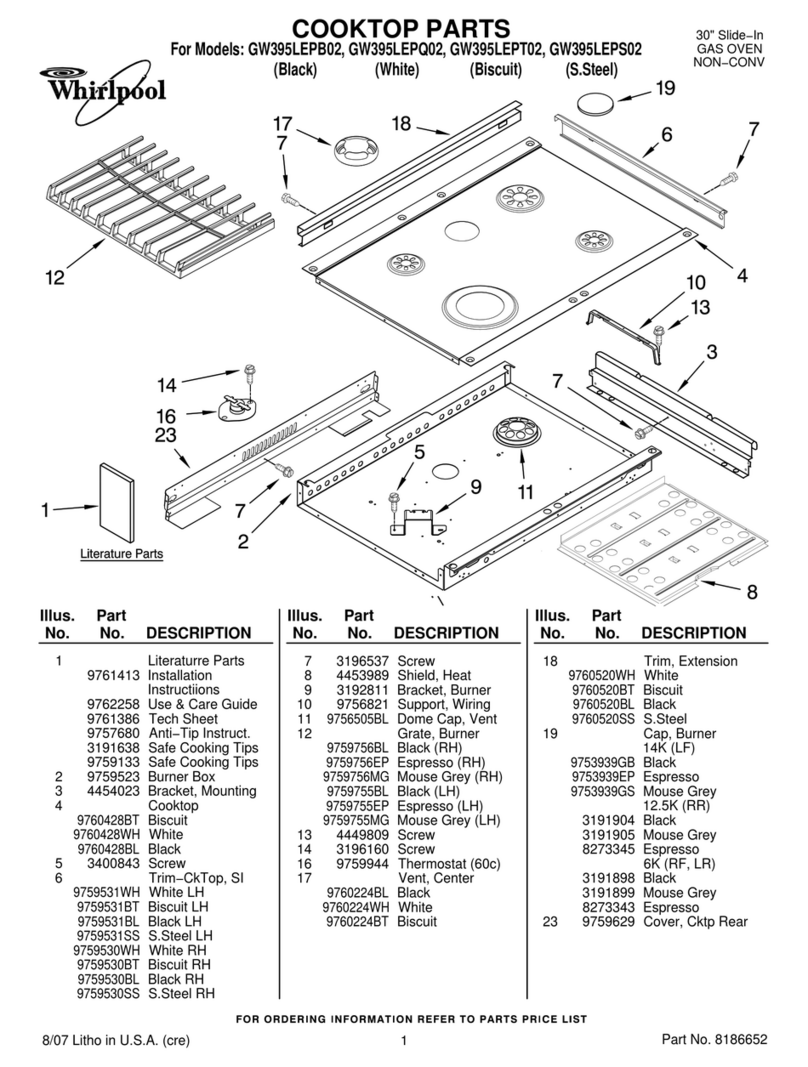 Whirlpool GW395LEPB02 parts list