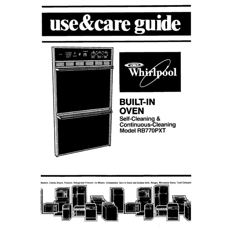 Whirlpool RB770PXT Use & care guide
