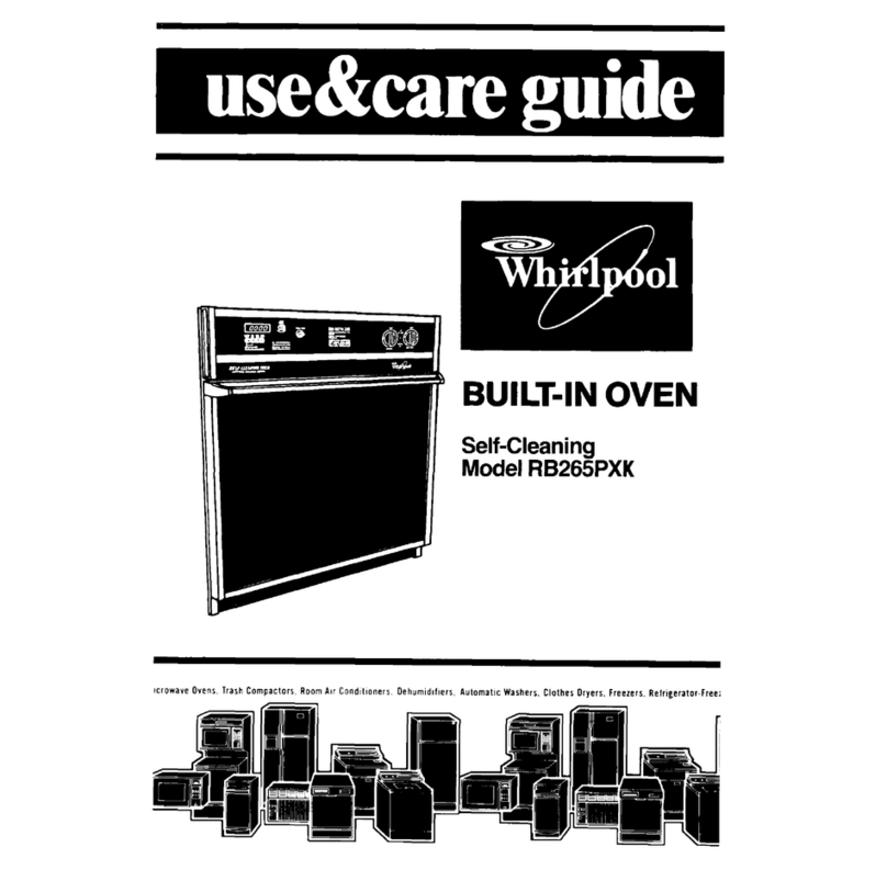 Whirlpool RB265PXK Use & care guide Whirlpool RB265PXK Use & care guide