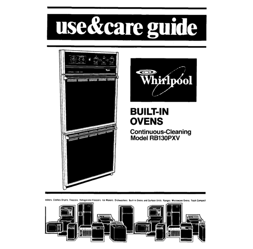 Whirlpool RB130PXV Use & care guide