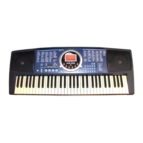 Panasonic SXKC200 - ELECTRONIC KEYBOARD User manual
