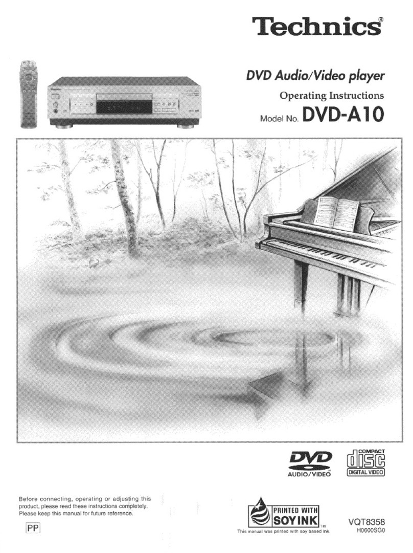 Technics DVD-A10N Operating operating instructions