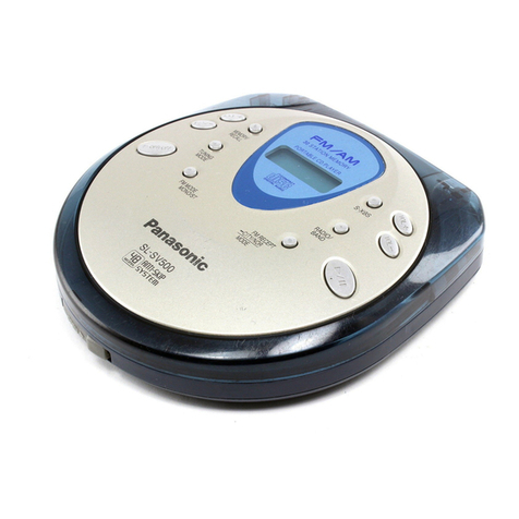 Panasonic SL-SV500 User manual