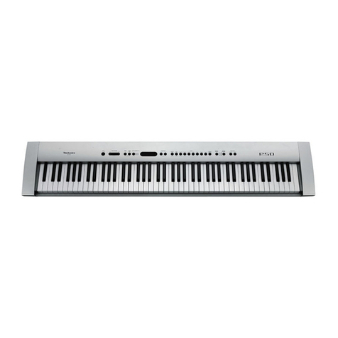 Technics SXP50 - ELECTRONIC PIANO User manual
