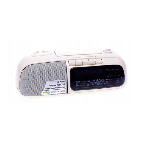 Panasonic RC-X160 User manual