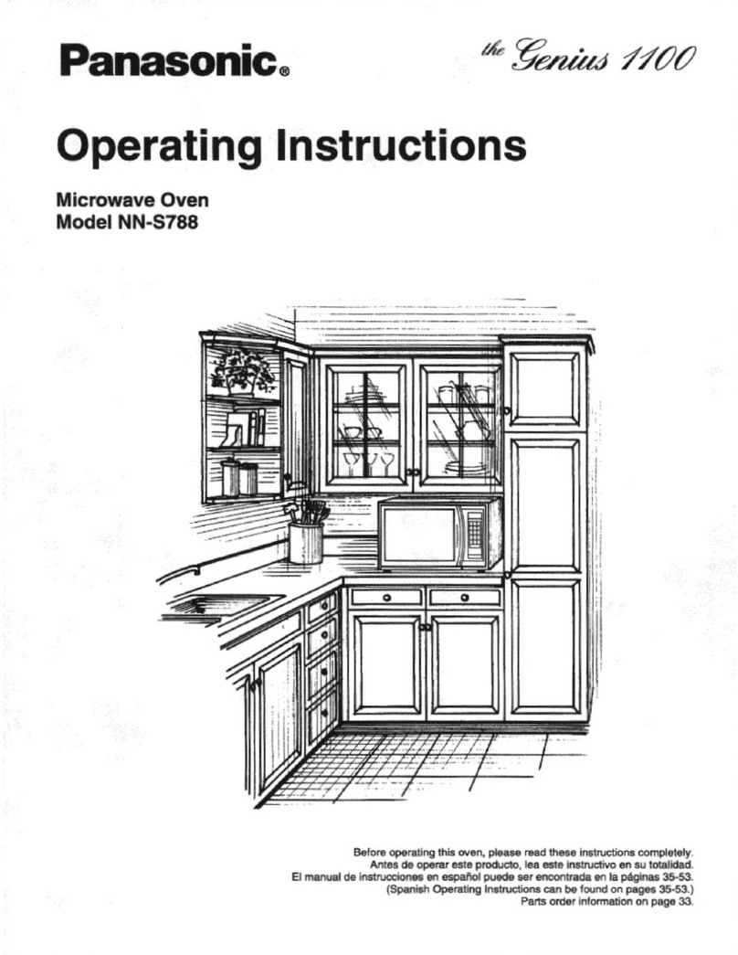Panasonic NN-S788BA operating instructions