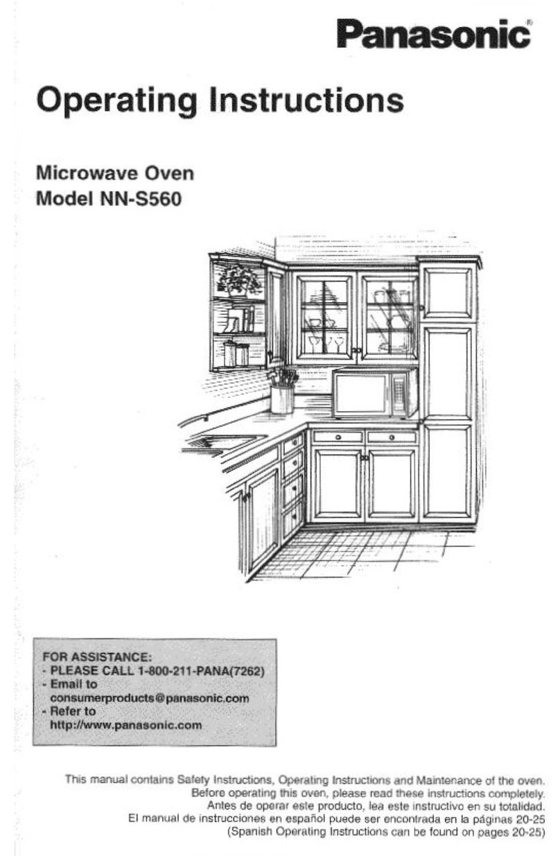 Panasonic NN-S560WF User manual