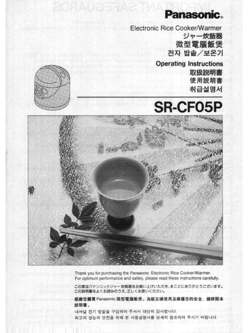 Panasonic SR-CF05P User manual