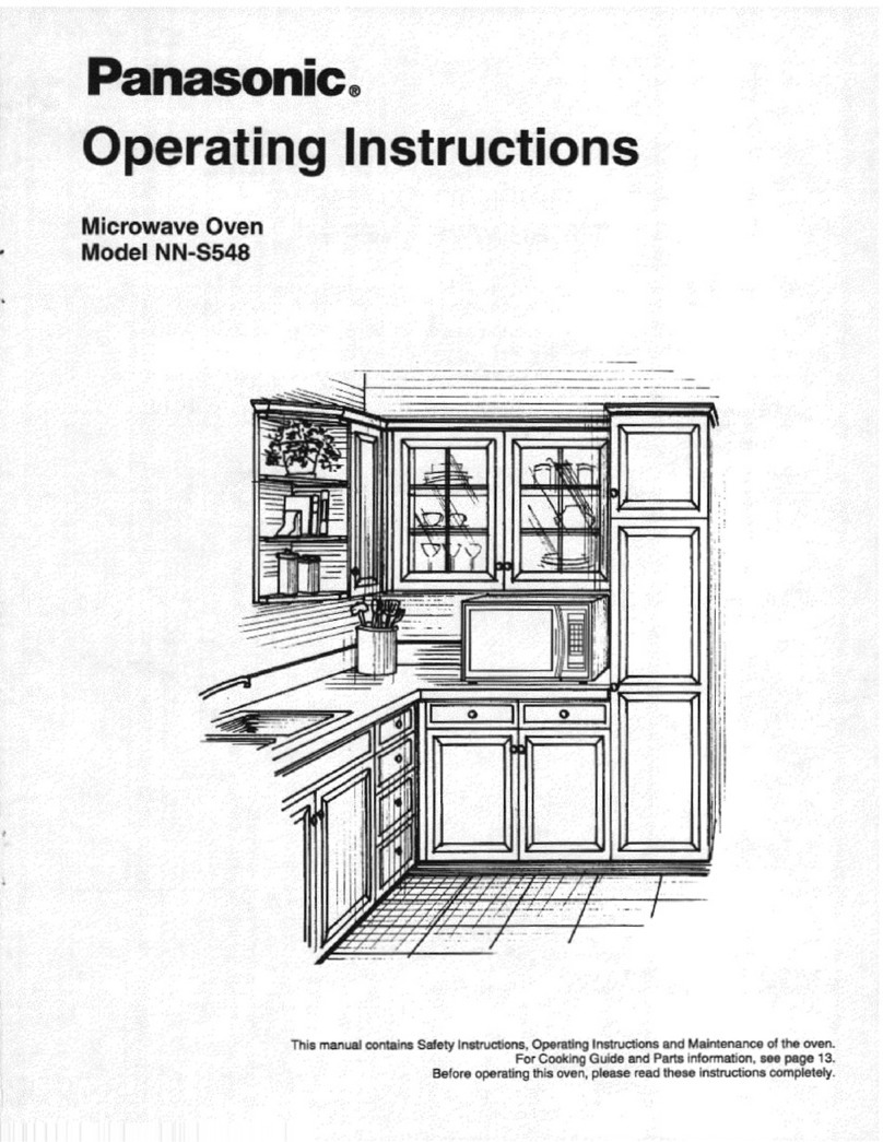 Panasonic NN-S548BA User manual