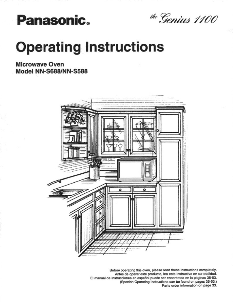 Panasonic NN-S688BA User manual