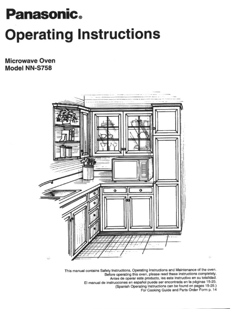 Panasonic NN-S758BA User manual Panasonic NN-S758BA User manual