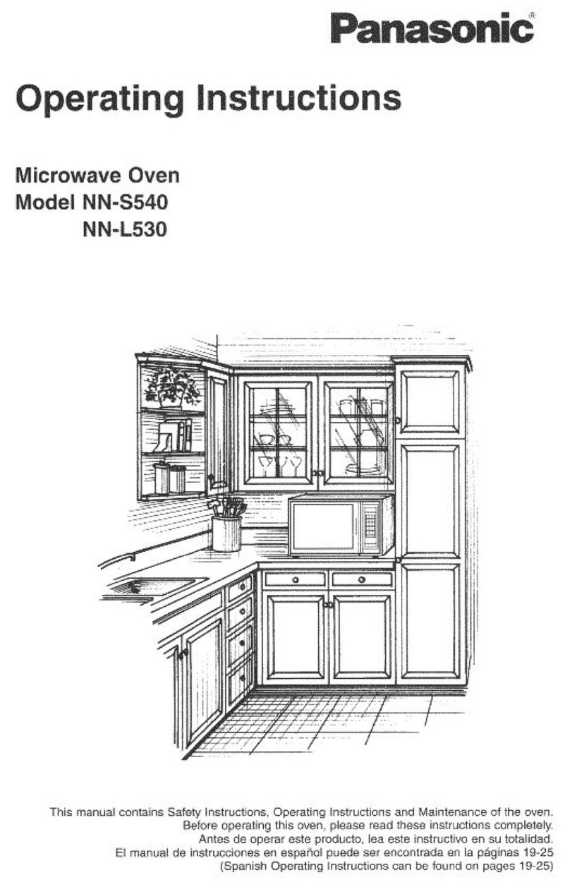 Panasonic NN-S540WF operating instructions