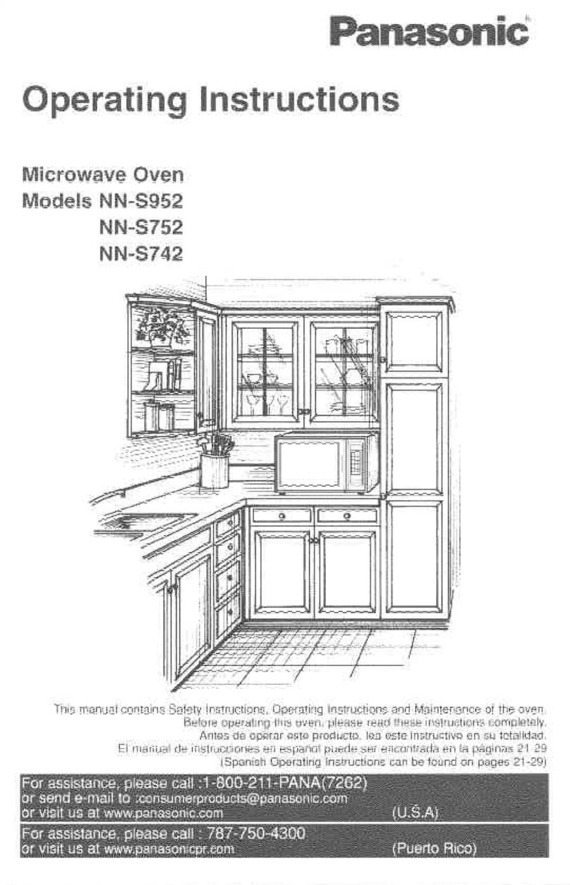 Panasonic NN-S752BF User manual