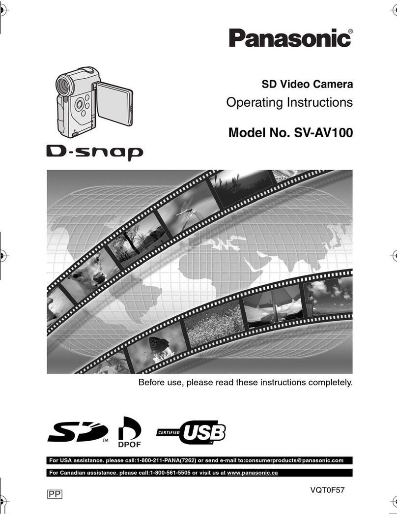 Panasonic SV-AV10A Operating User manual