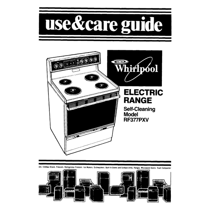 Whirlpool RF377PXV Use & care guide