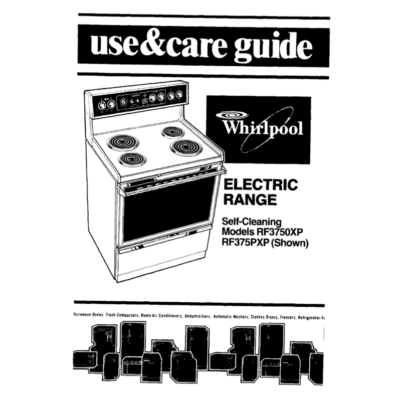 Whirlpool RF375PXP Use & care guide