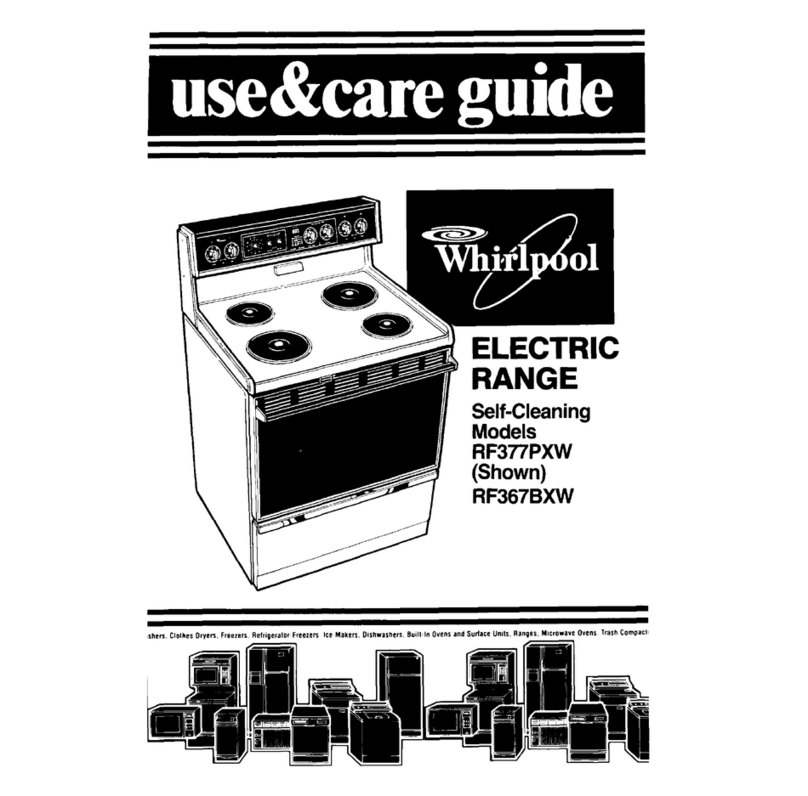 Whirlpool RF367BXW Use & care guide Whirlpool RF367BXW Use & care guide