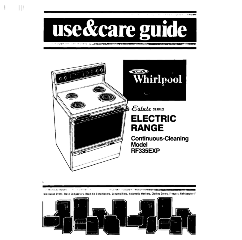 Whirlpool RF335EXP Use & care guide Whirlpool RF335EXP Use & care guide
