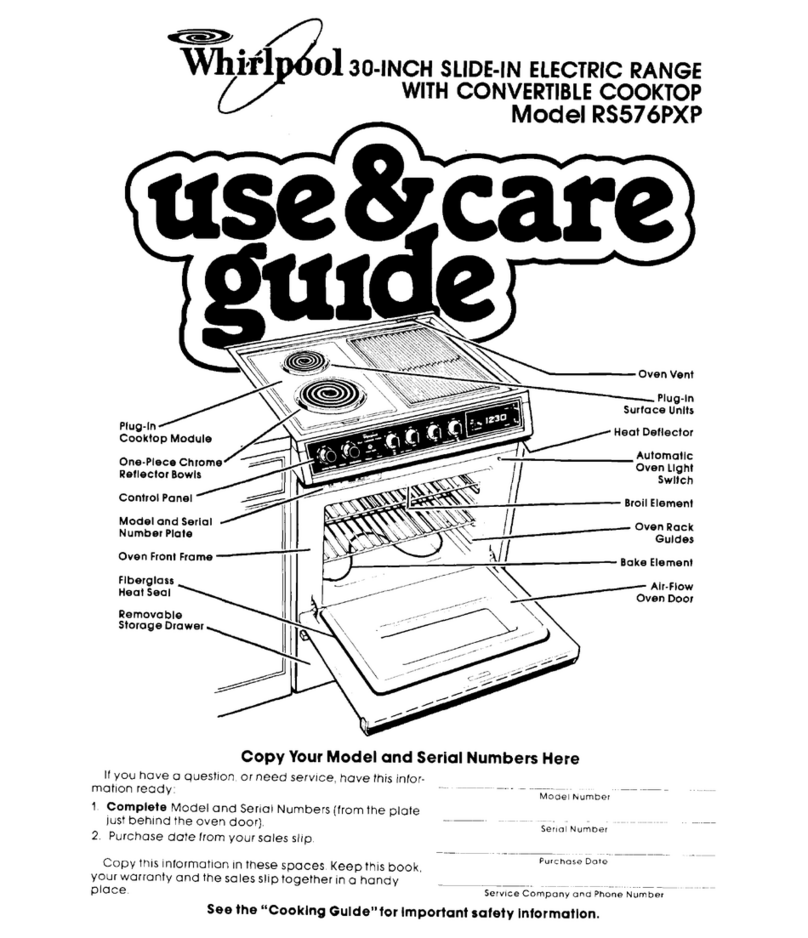 Whirlpool RS576PXP User manual