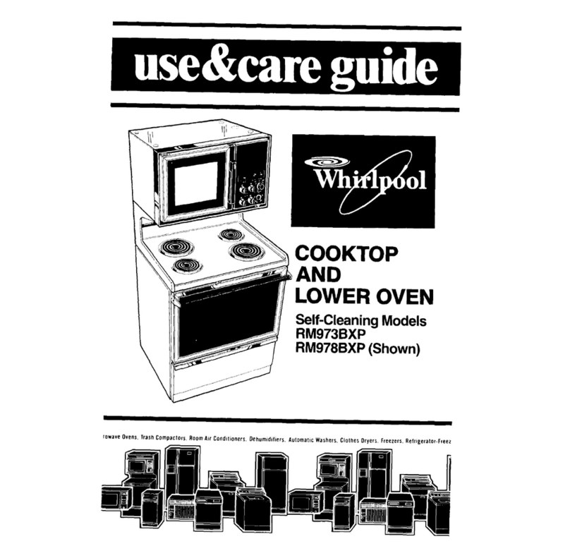 Whirlpool RM973PXB User manual