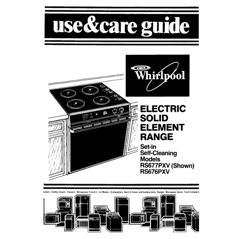 Whirlpool RS676PXV Use & care guide