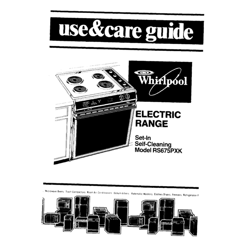 Whirlpool RS675PXK Use & care guide