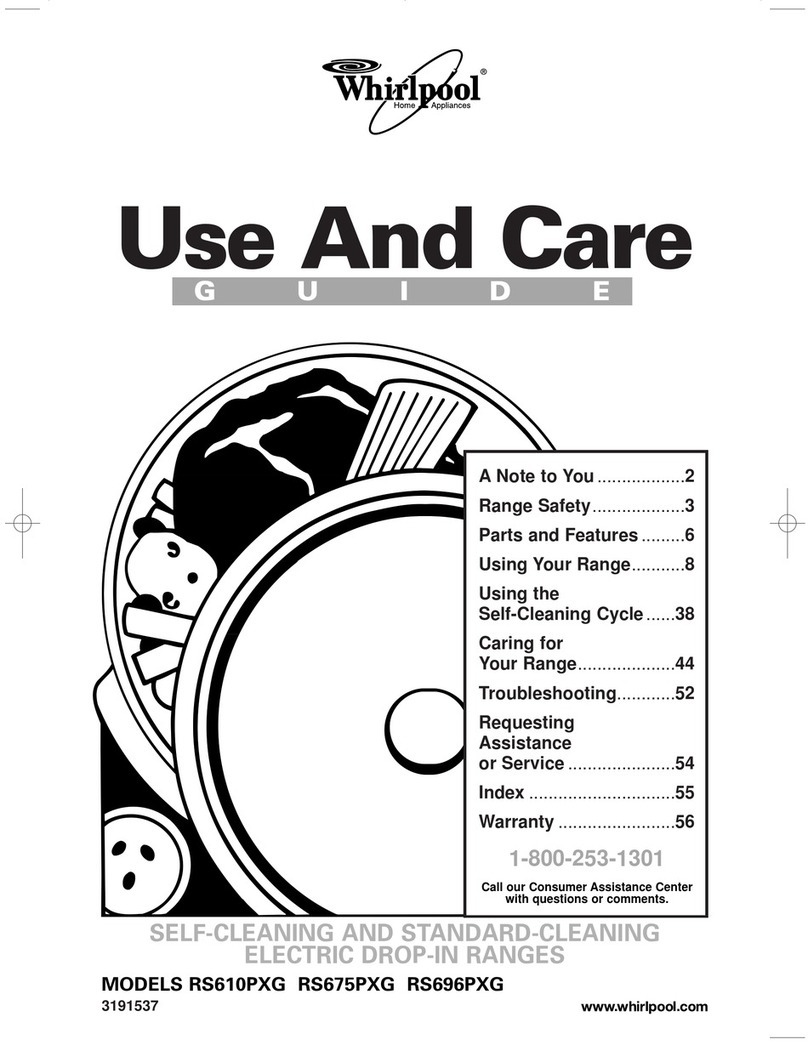 Whirlpool RS675PXG User manual