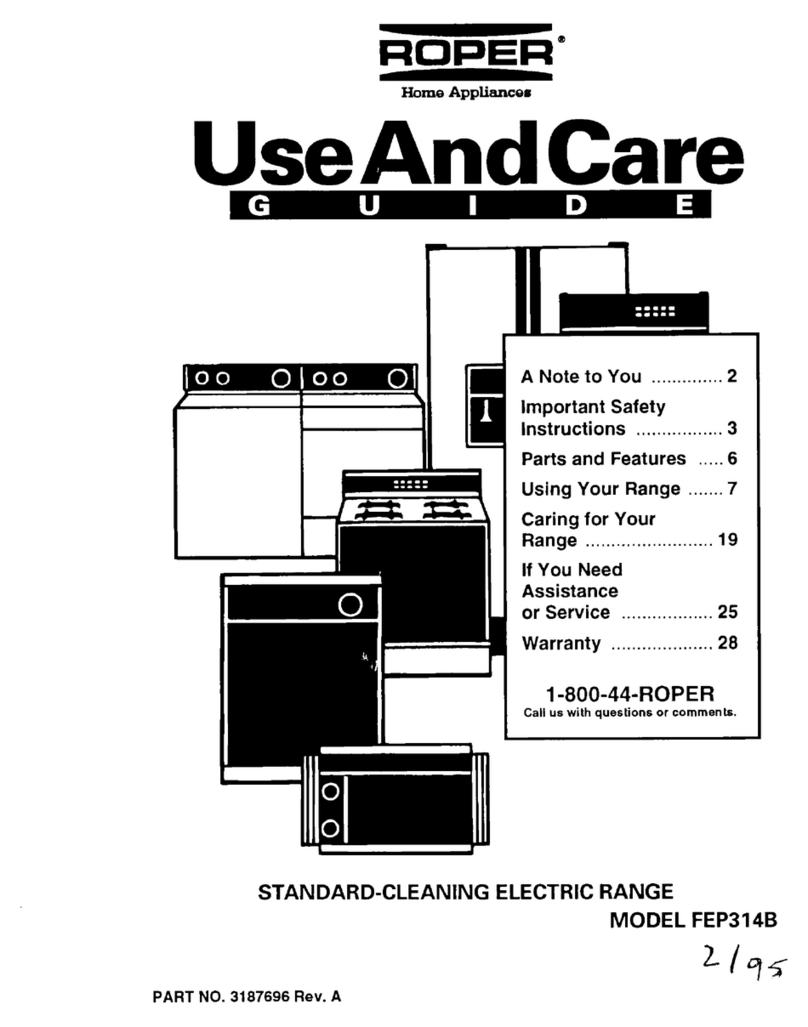 Whirlpool FEP314B Important instructions Whirlpool FEP314B Important instructions