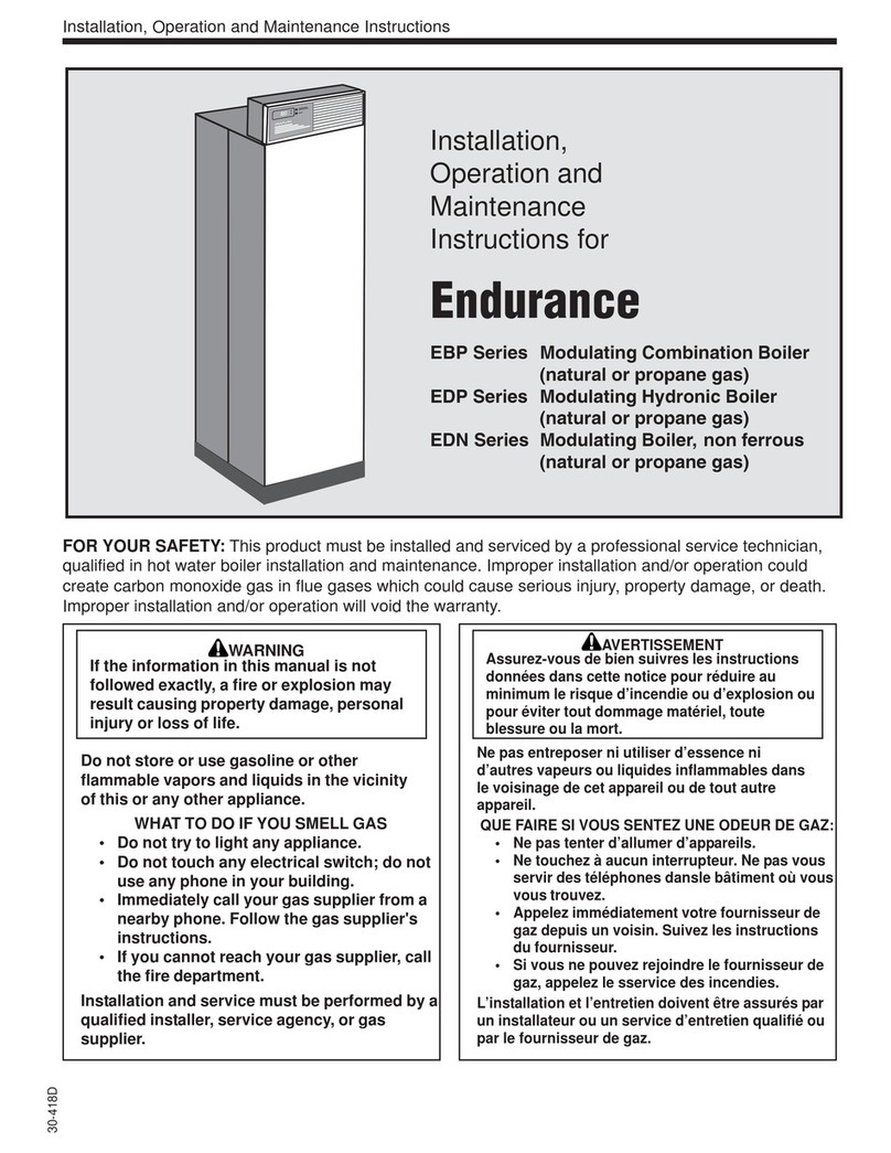 Endurance EDP/EDN Installation and operation guide