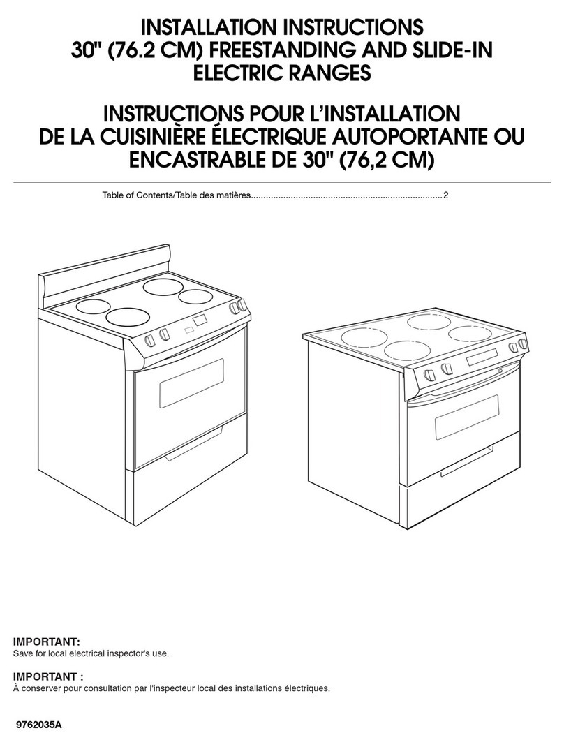 Whirlpool 9762035A User manual