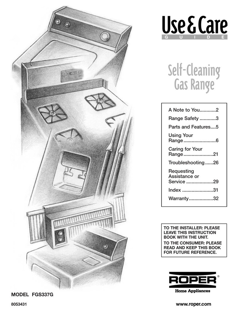 Whirlpool FGS337G Troubleshooting