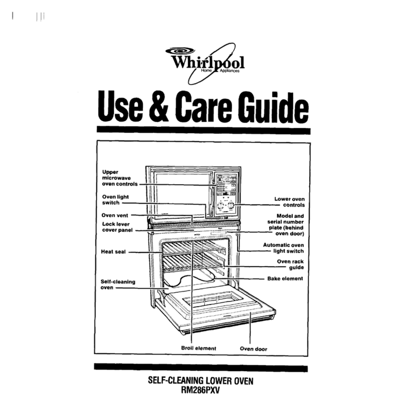 Whirlpool RM286PXV Use and care guide