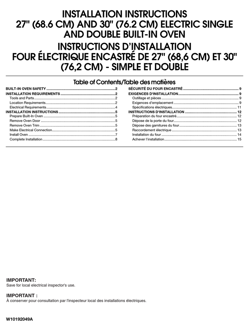 Whirlpool RBS277PV installation instructions