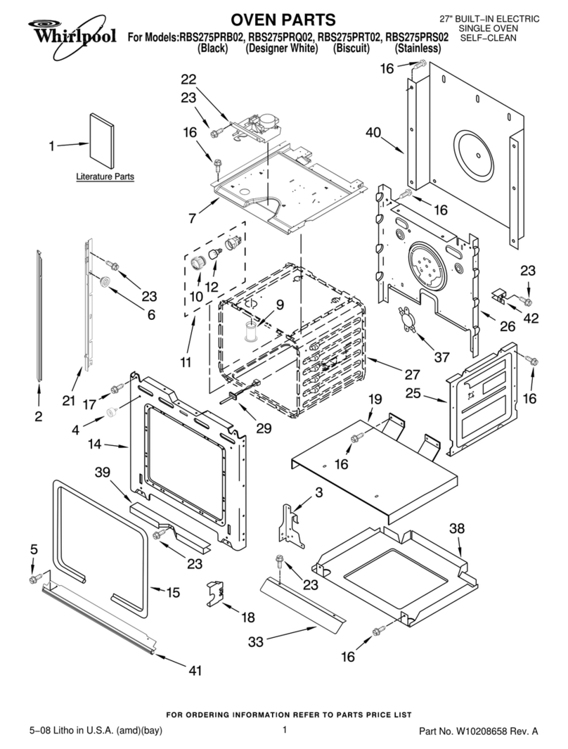 Whirlpool RBS275PRB02 Oven Parts