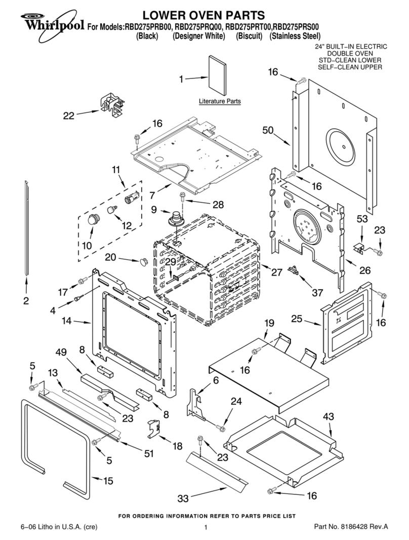 Whirlpool RBD275PRB00 Lower Oven Parts Whirlpool RBD275PRB00 Lower Oven Parts