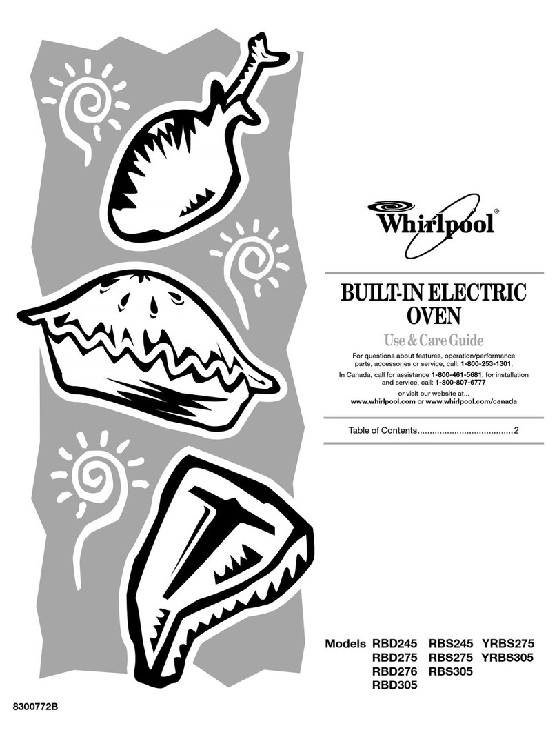 Whirlpool RBD276 Use and care guide