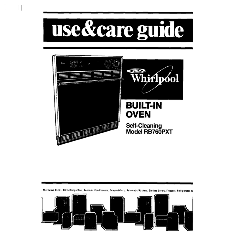 Whirlpool RB760PXT Use & care guide