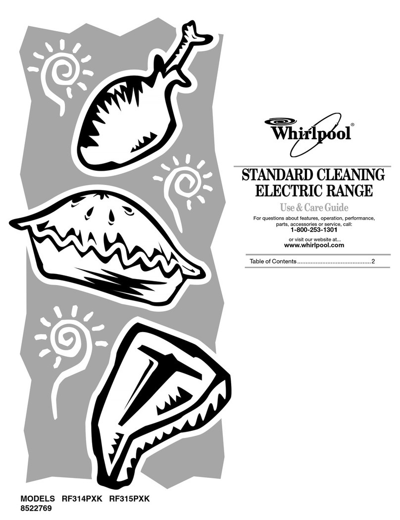 Whirlpool 8522769 Use and care guide Whirlpool 8522769 Use and care guide