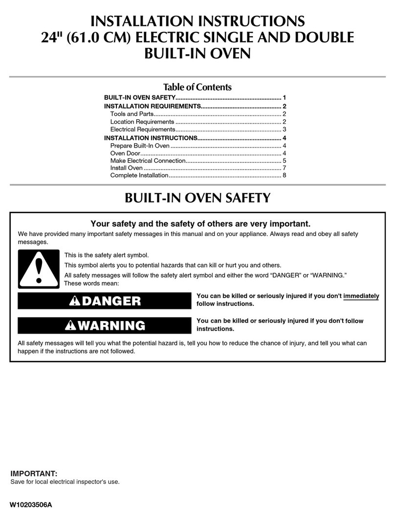 Whirlpool W10203506A User manual