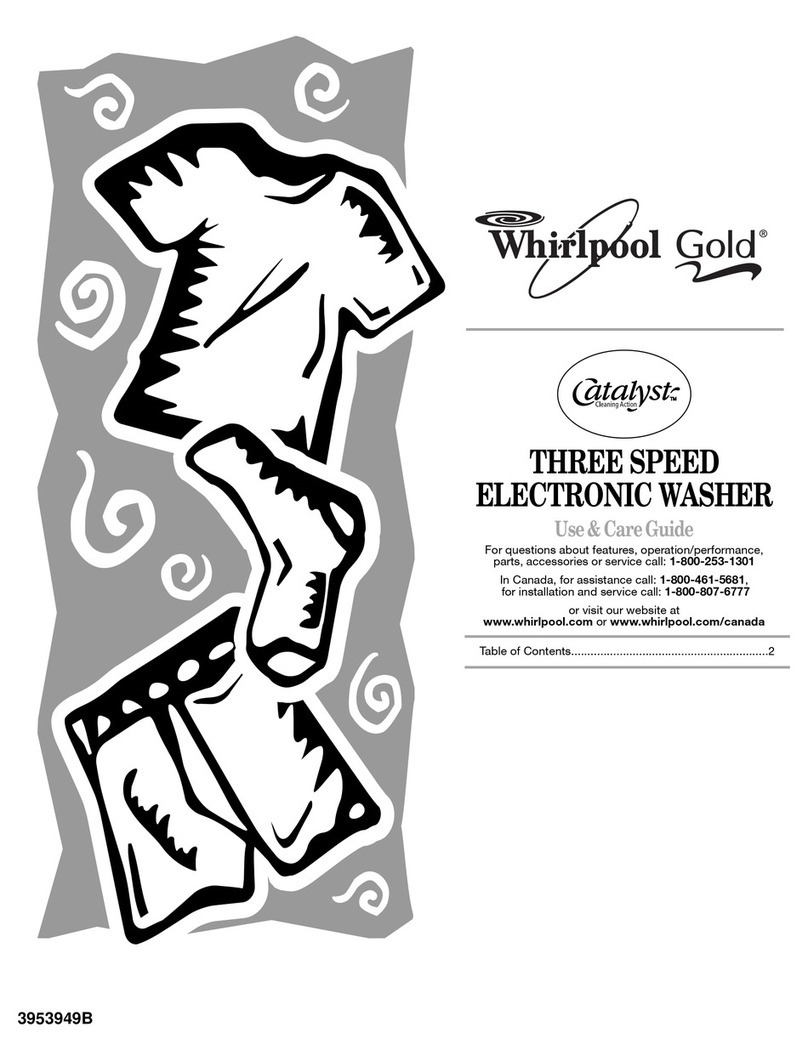 Whirlpool CATALYST Use and care guide