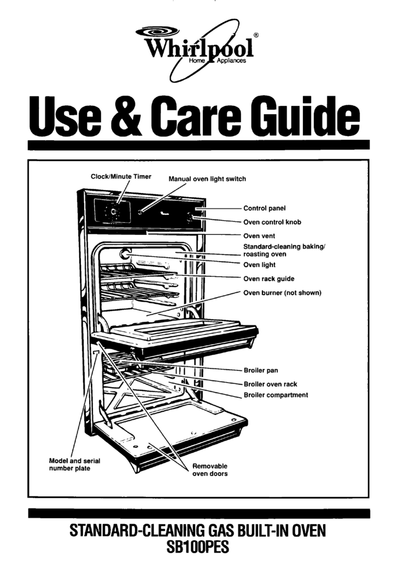 Whirlpool SBlOOPES Use and care guide