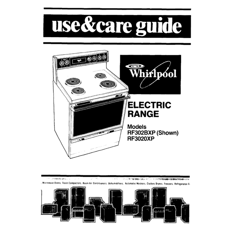 Whirlpool RF3020XP Use & care guide Whirlpool RF3020XP Use & care guide