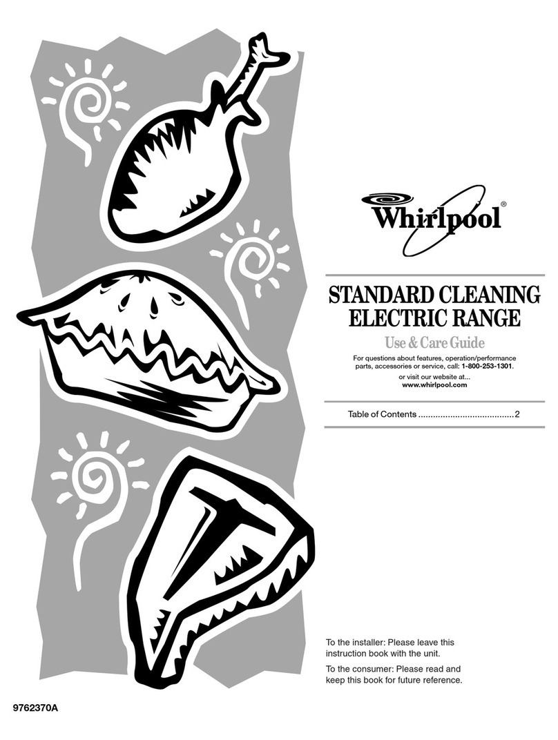 Whirlpool RF3020XKQ4 Use & care guide