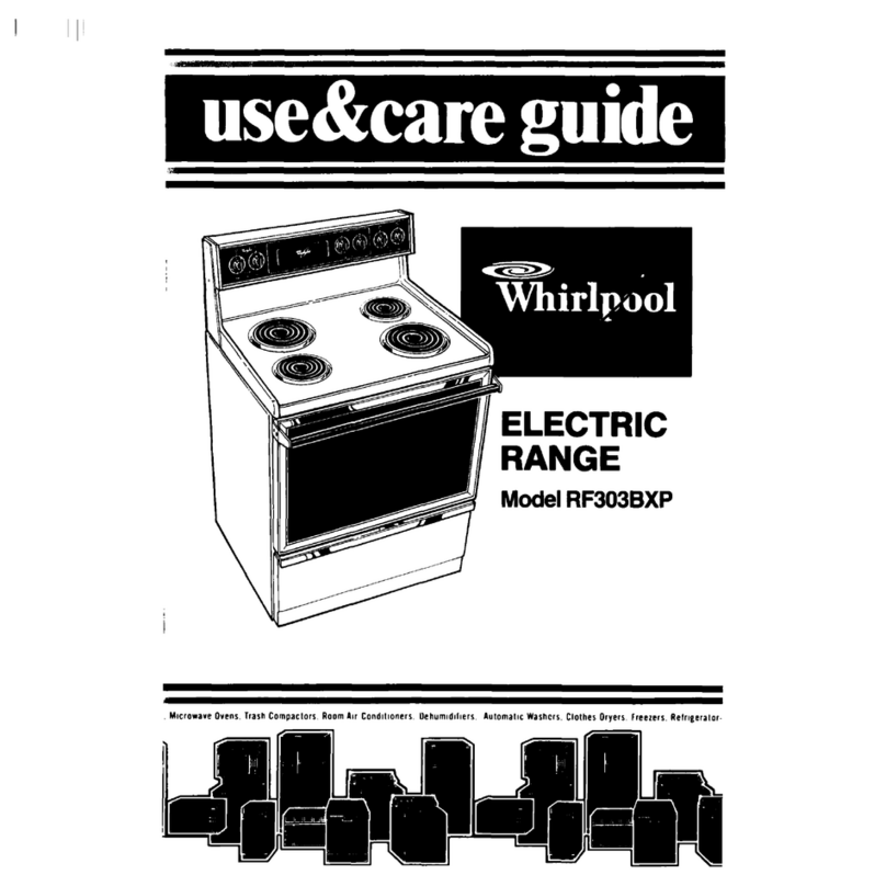 Whirlpool RF303BXP Use & care guide