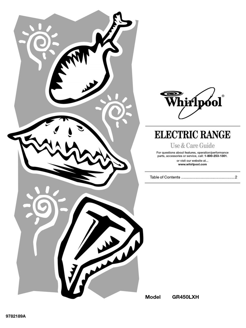 Whirlpool GR450LXH Use & care guide