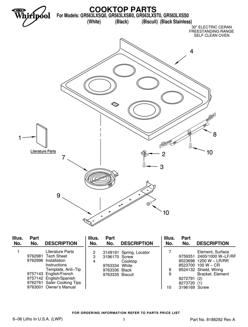 Whirlpool GR563LXSQ0 parts list