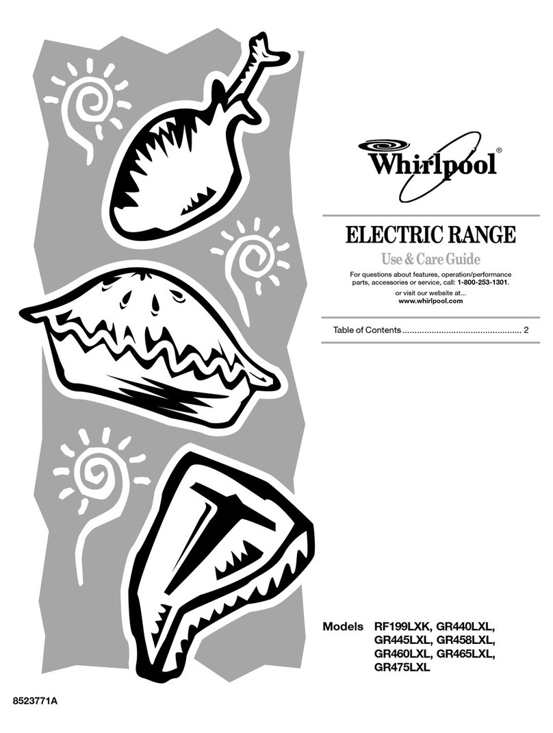 Whirlpool GR440LXL User manual