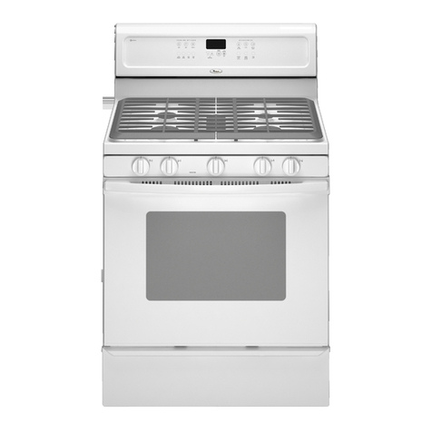 Whirlpool GFG471LVS - 30" Gas Range User instructions Whirlpool GFG471LVS - 30" Gas Range User instructions