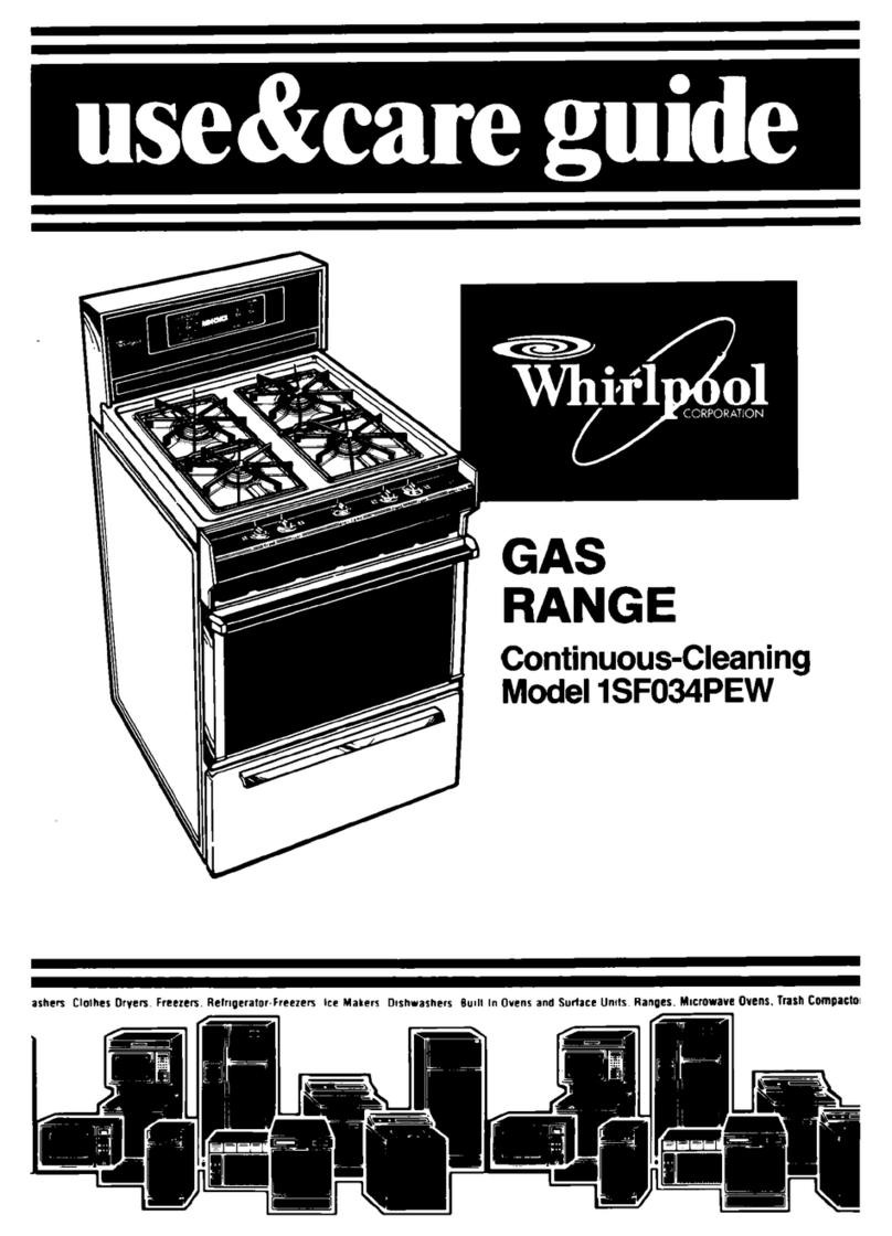 Whirlpool lSF034PEW User manual