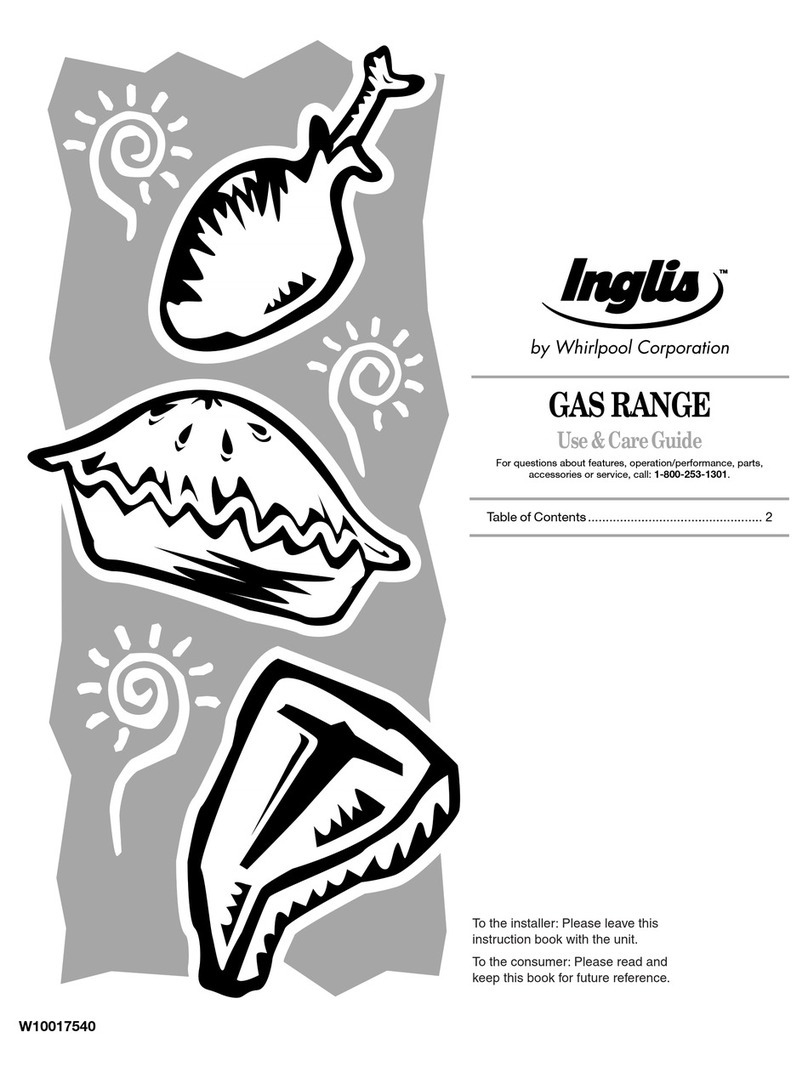 Whirlpool INglis IGS325RQ2 Use and care guide